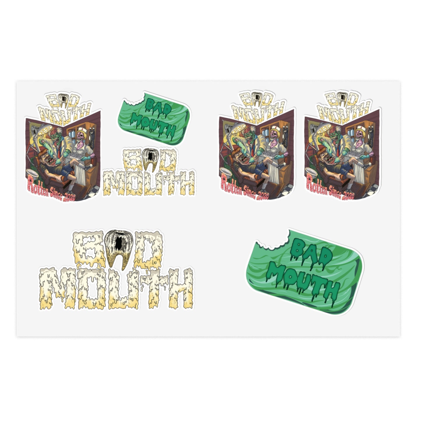 BadMouth Sticker Sheet