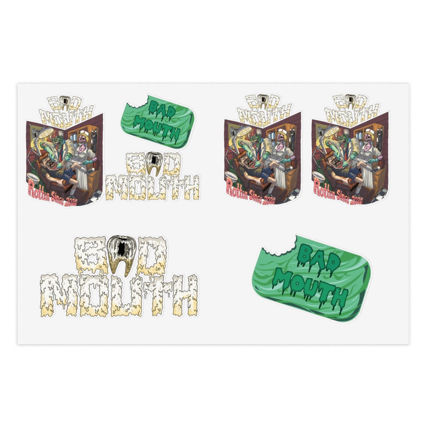 BadMouth Sticker Sheet