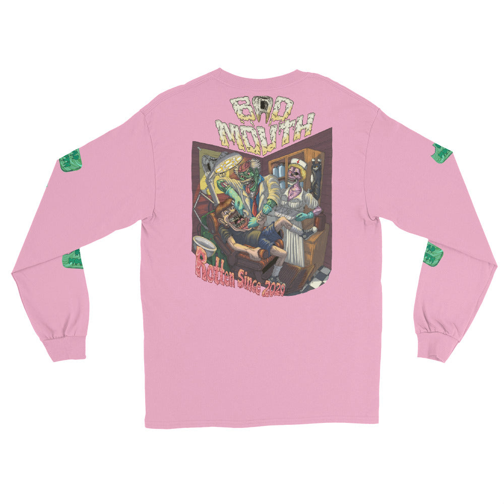 BadMouth "Dentist w/ Soap" Design Long sleeve