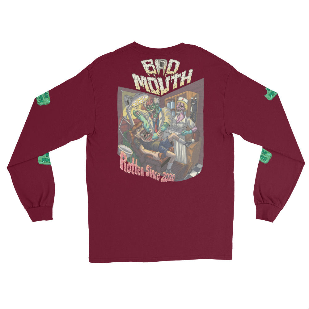 BadMouth "Dentist w/ Soap" Design Long sleeve