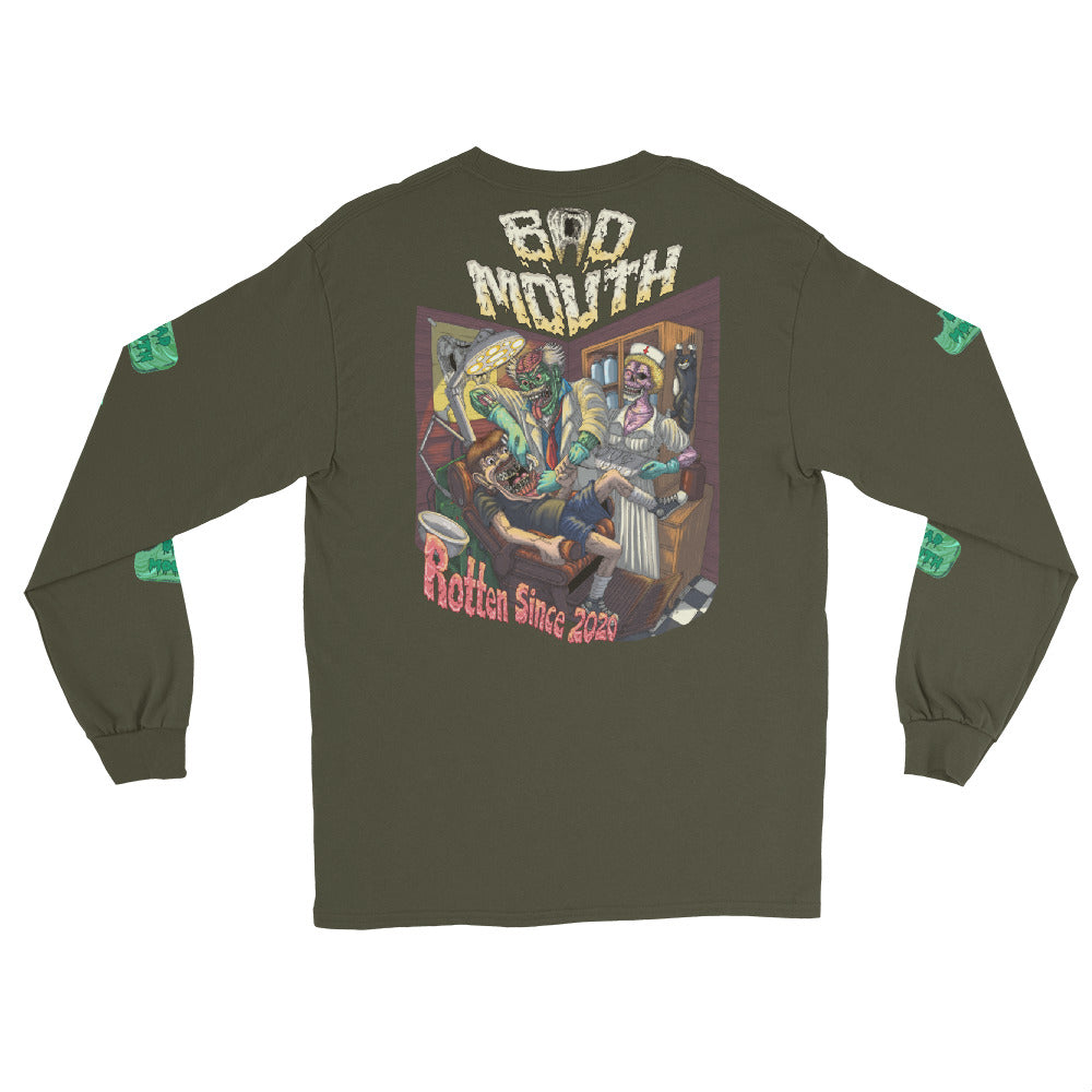 BadMouth "Dentist w/ Soap" Design Long sleeve