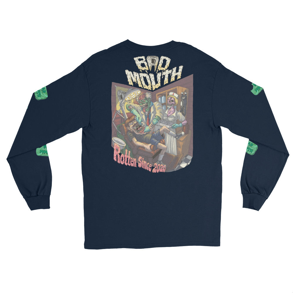 BadMouth "Dentist w/ Soap" Design Long sleeve