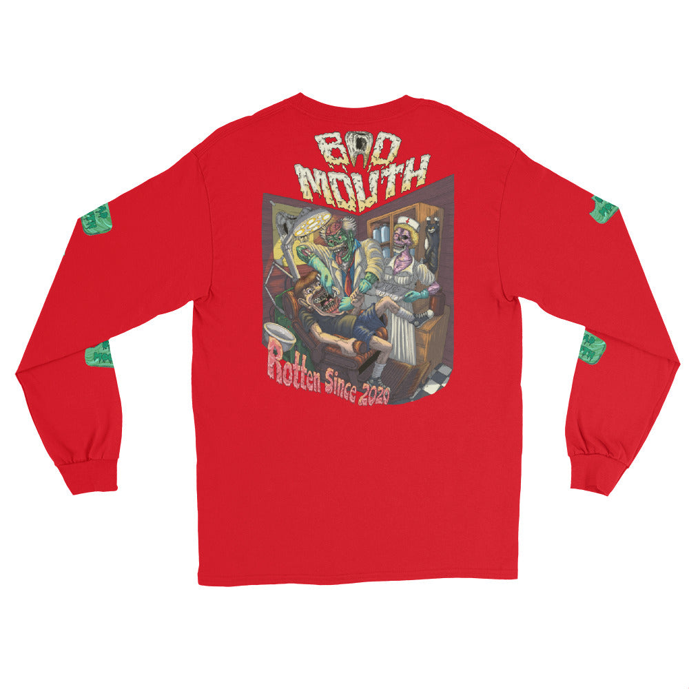 BadMouth "Dentist w/ Soap" Design Long sleeve